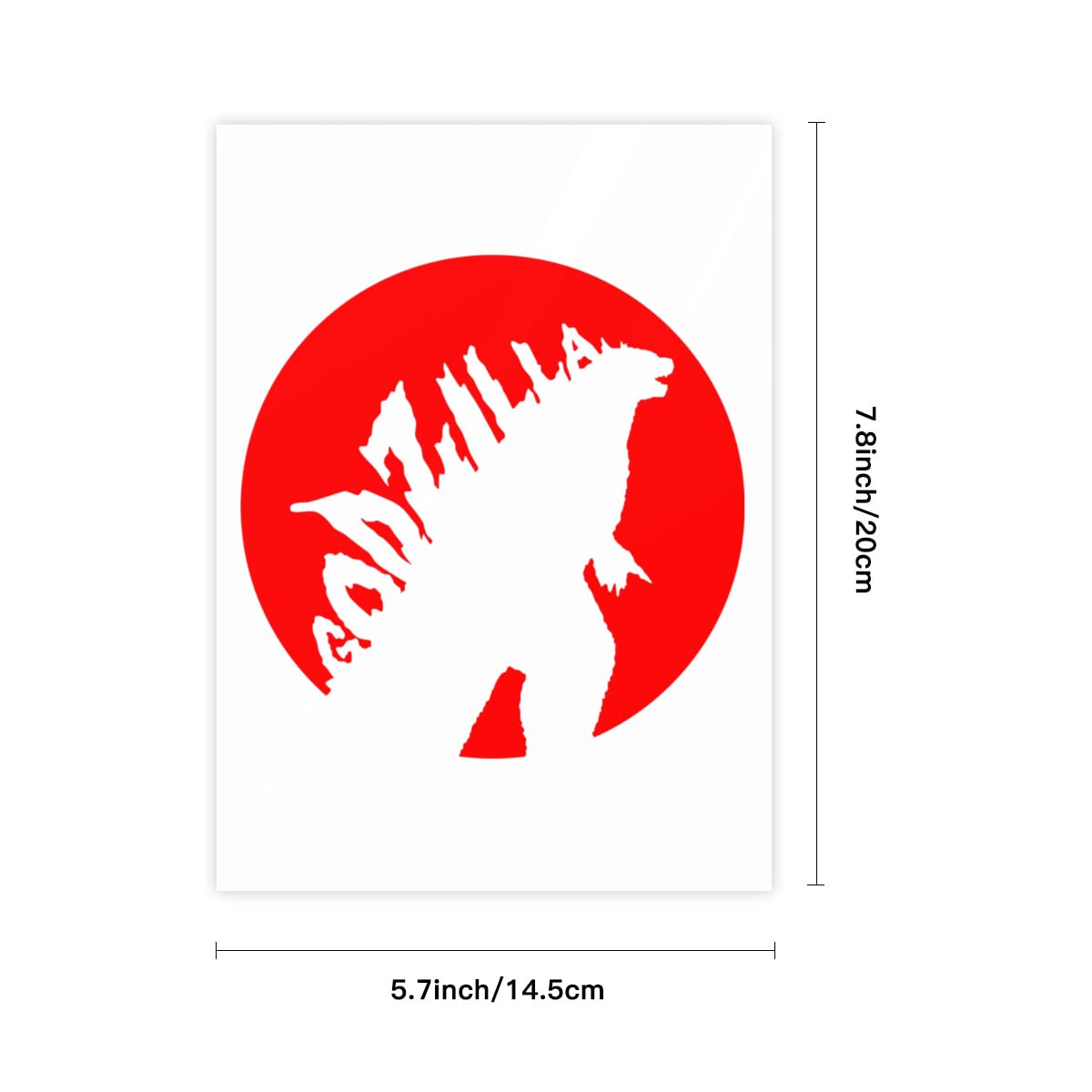 Amazon.co.jp: クリスタルステッカー ゴジラ 怪獣王 防水シール スーツ